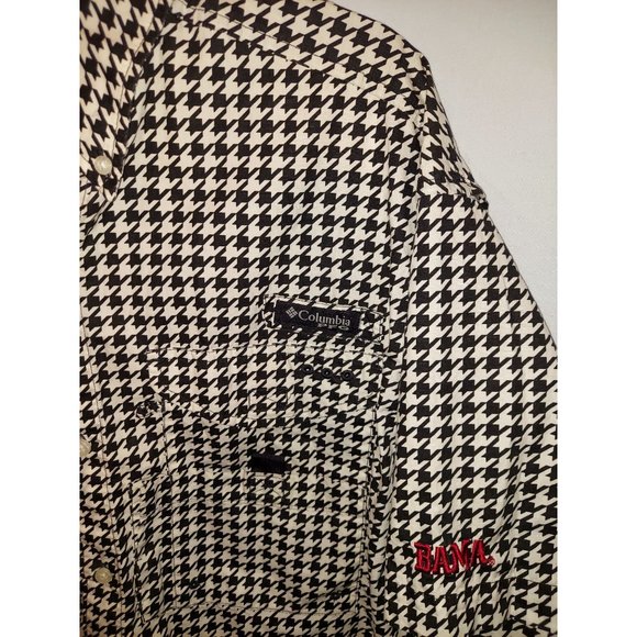 Columbia Sportswear Houndstooth Alabama Crimson Tide Open Down the front (size M - Picture 2 of 5